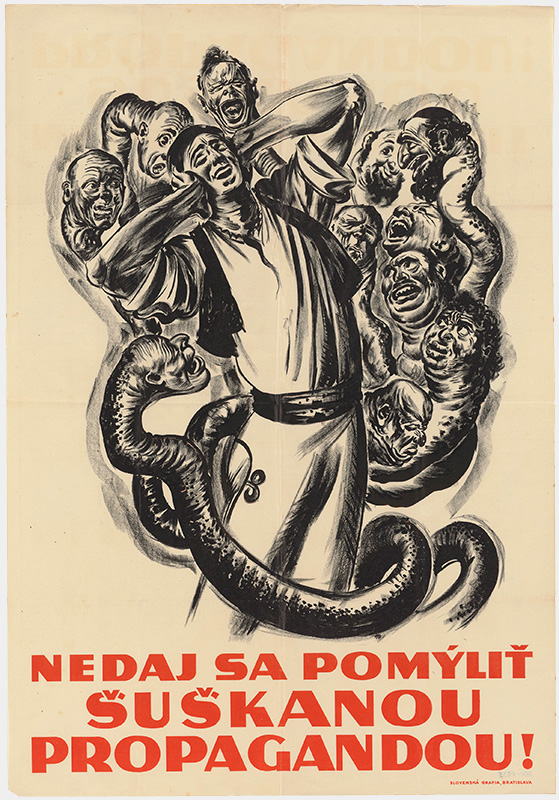 pravdepodobne Andrej Kováčik - Nedaj sa pomýliť šuškanou propagandou!, 1939, Slovenské národné múzeum - múzeum Slovenských národných rád v Myjave