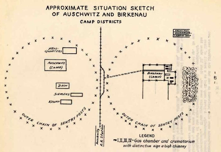 Rudolf Vrba; Alfred Wetzler - War Refugee Board Auschwitz Report, str.40, 1944, Internet Archive